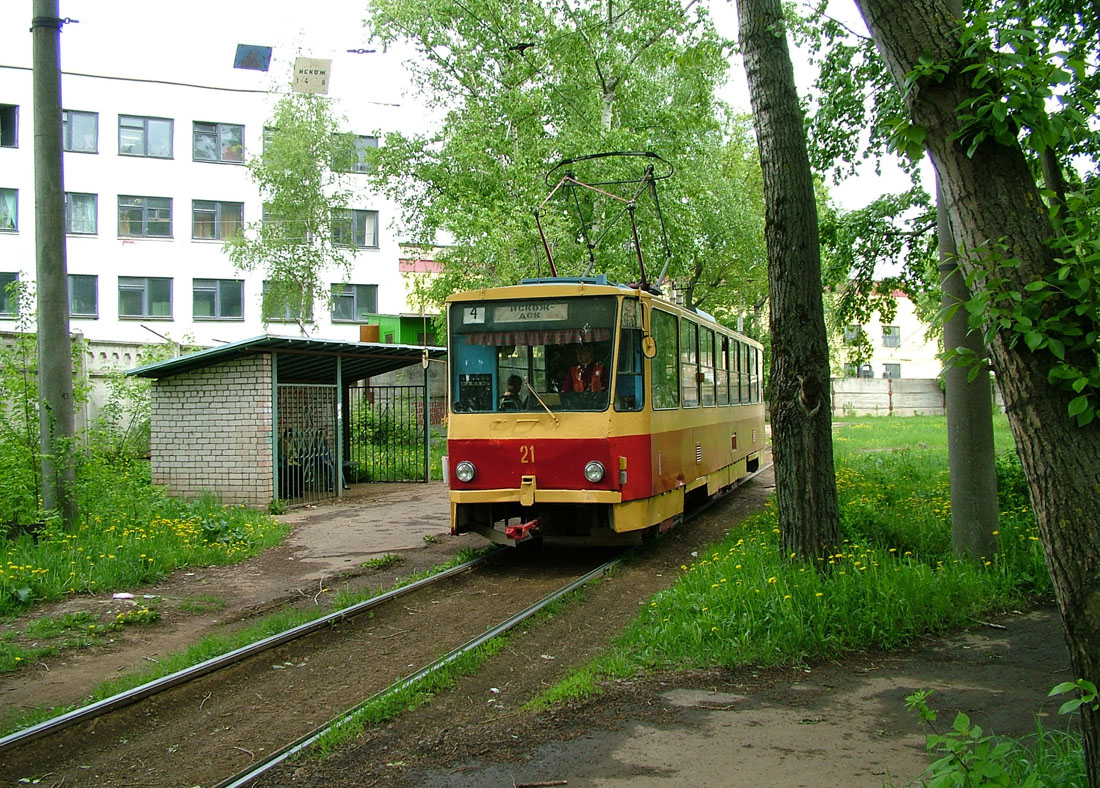Тверь, Tatra T6B5SU № 21; Тверь — Тверской трамвай в начале 2000-х гг. (2002 — 2006 гг.); Тверь — Трамвайные конечные станции и разворотные кольца