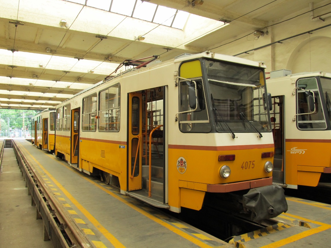 Будапешт, Tatra T5C5K № 4075; Будапешт — Трамвайные депо