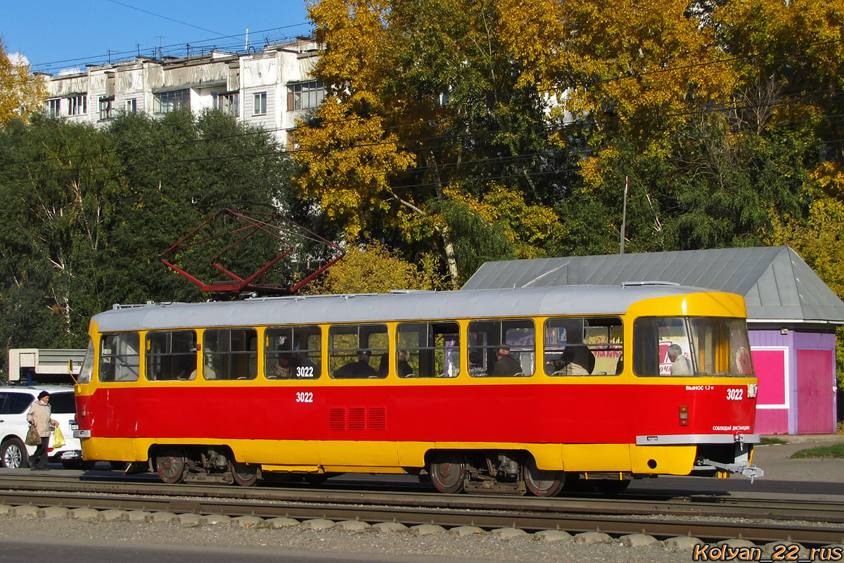 Барнаул, Tatra T3SU № 3022
