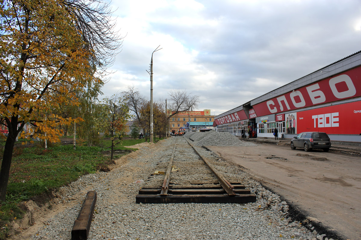 Казань — Реконструкции трамвайных линий