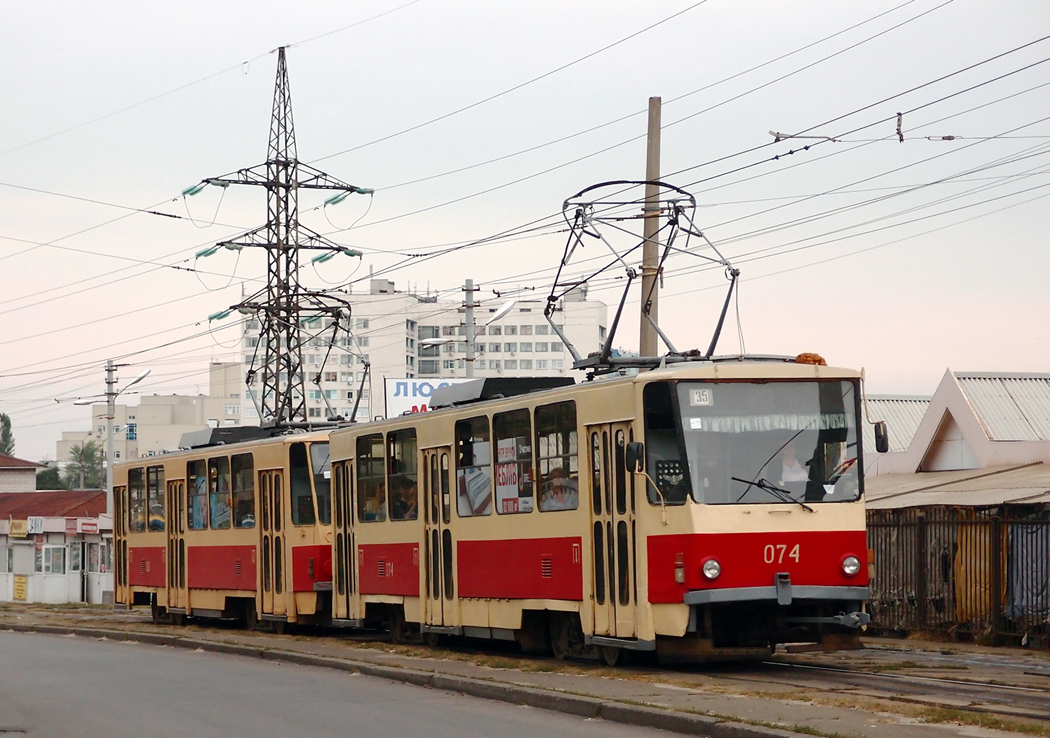 Киев, Tatra T6B5SU № 074 Киев, Tatra T6B5SU № 074
