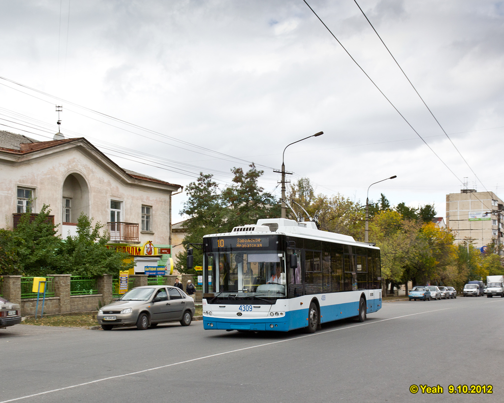 Крымский троллейбус, Богдан Т70110 № 4309