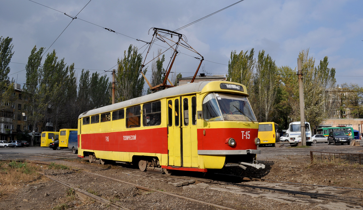 Донецк, Tatra T3SU (2-door) № Т-15 Донецк, Tatra T3SU (2-door) № Т-15