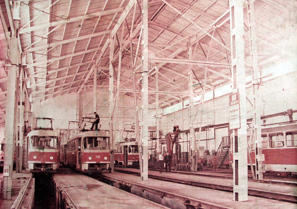 Rostov Doni ääres, Tatra T3SU (2-door) № 544; Rostov Doni ääres, Tatra T3SU (2-door) № 548; Rostov Doni ääres — Historical photos