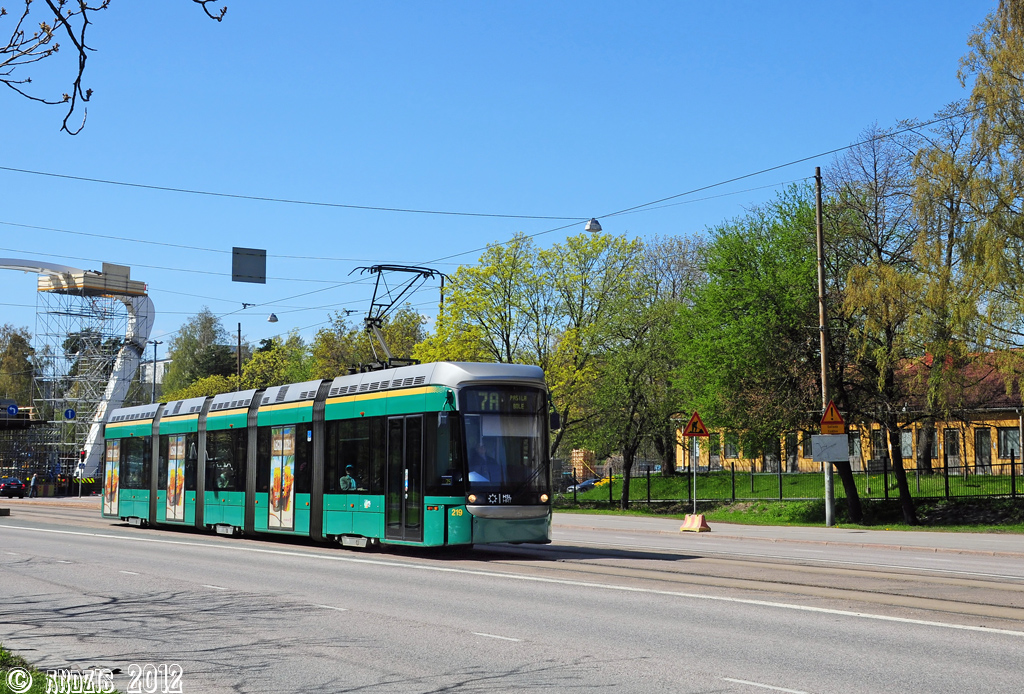 Хельсинки — Эспоо, Bombardier Variotram MLRV1 № 219