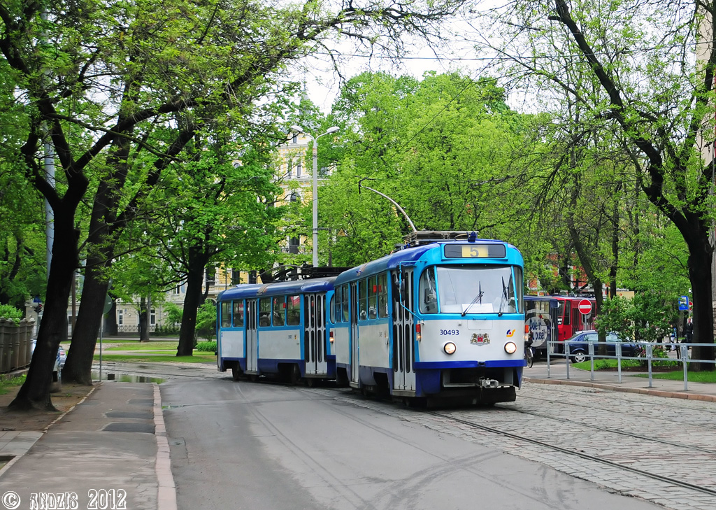 Рига, Tatra T3A № 30493