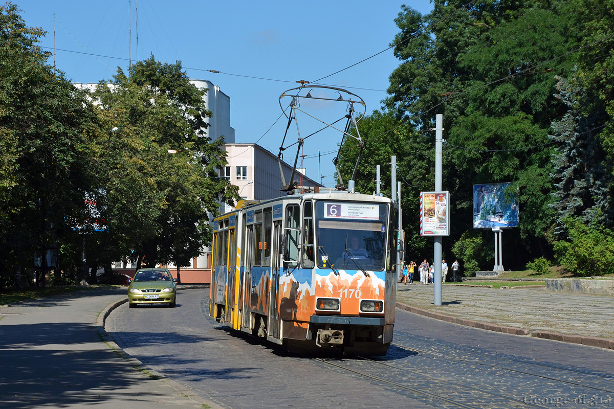 Львов, Tatra KT4D № 1170