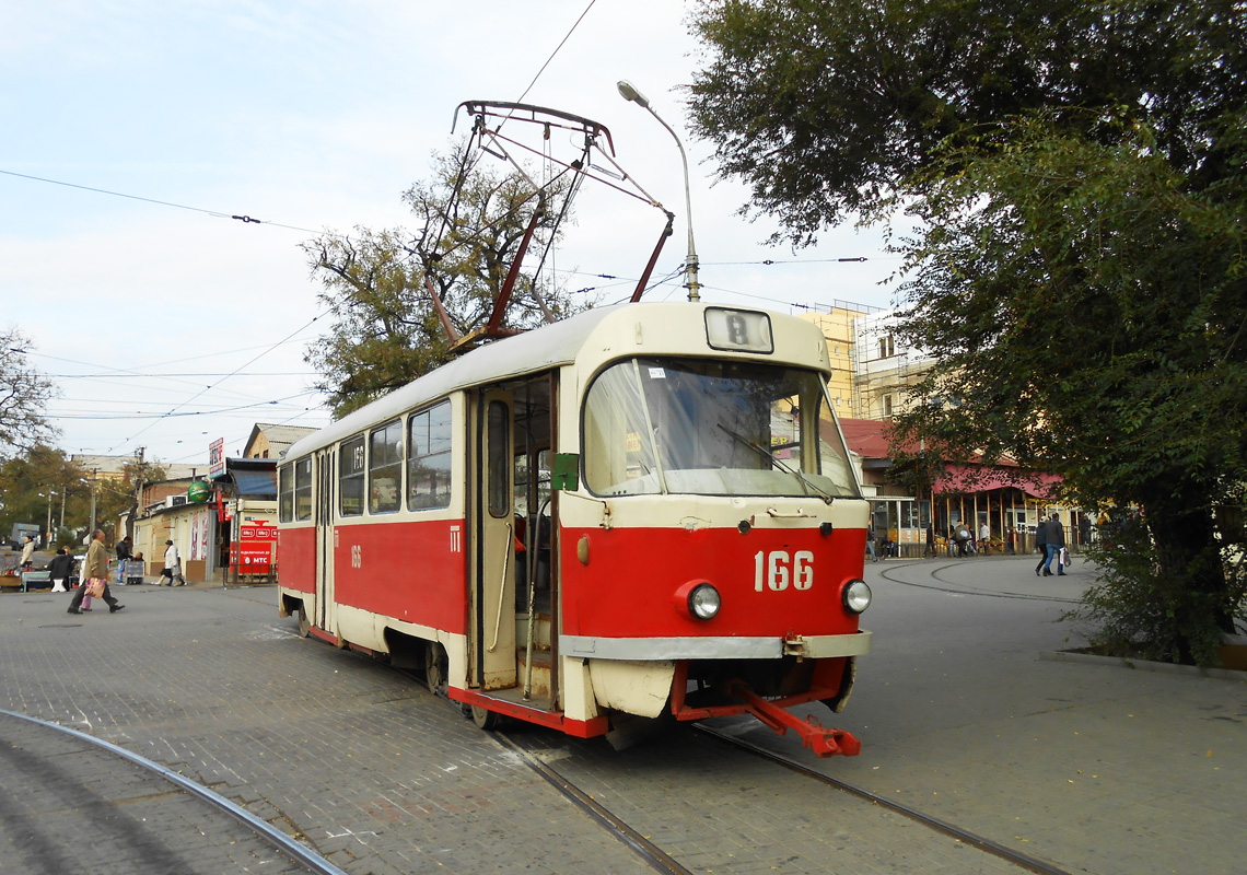 Донецк, Tatra T3SU № 166