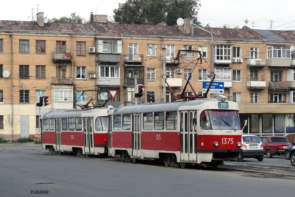 Днепр, Tatra T3SU № 1375 Днепр, Tatra T3SU № 1375
