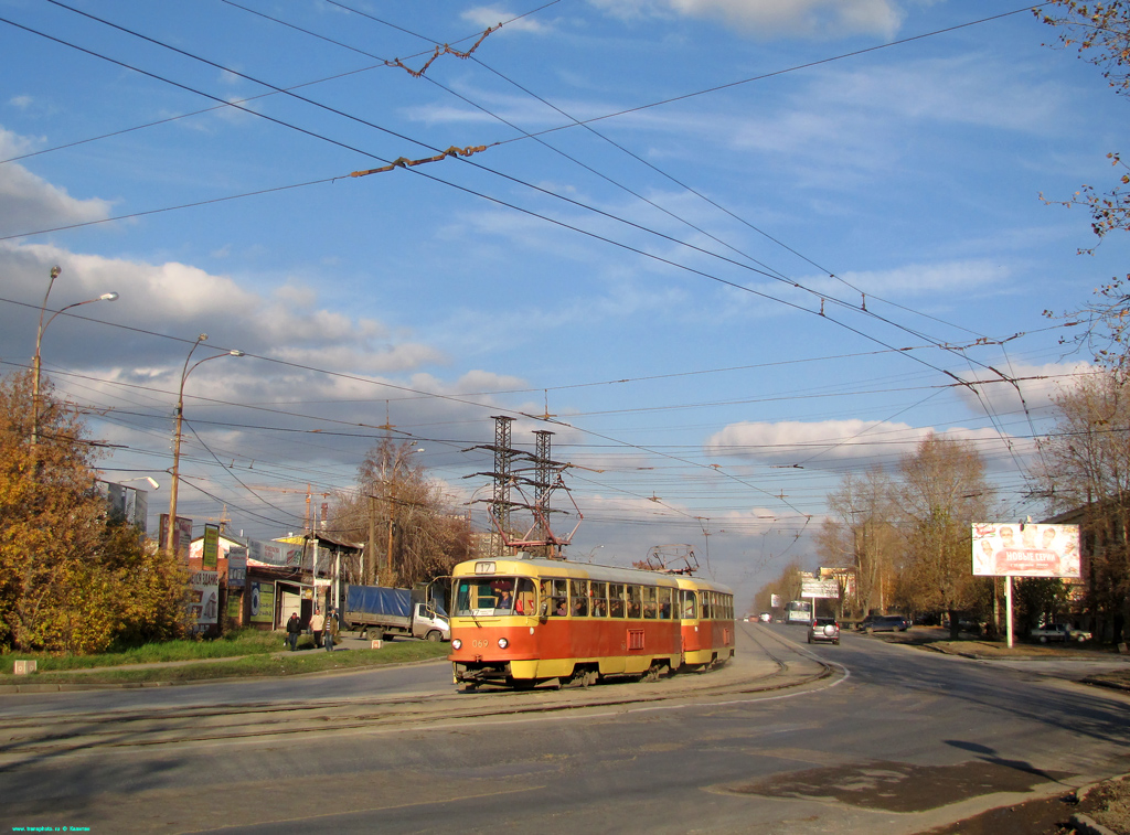 Iekaterinbourg, Tatra T3SU (2-door) N°. 069