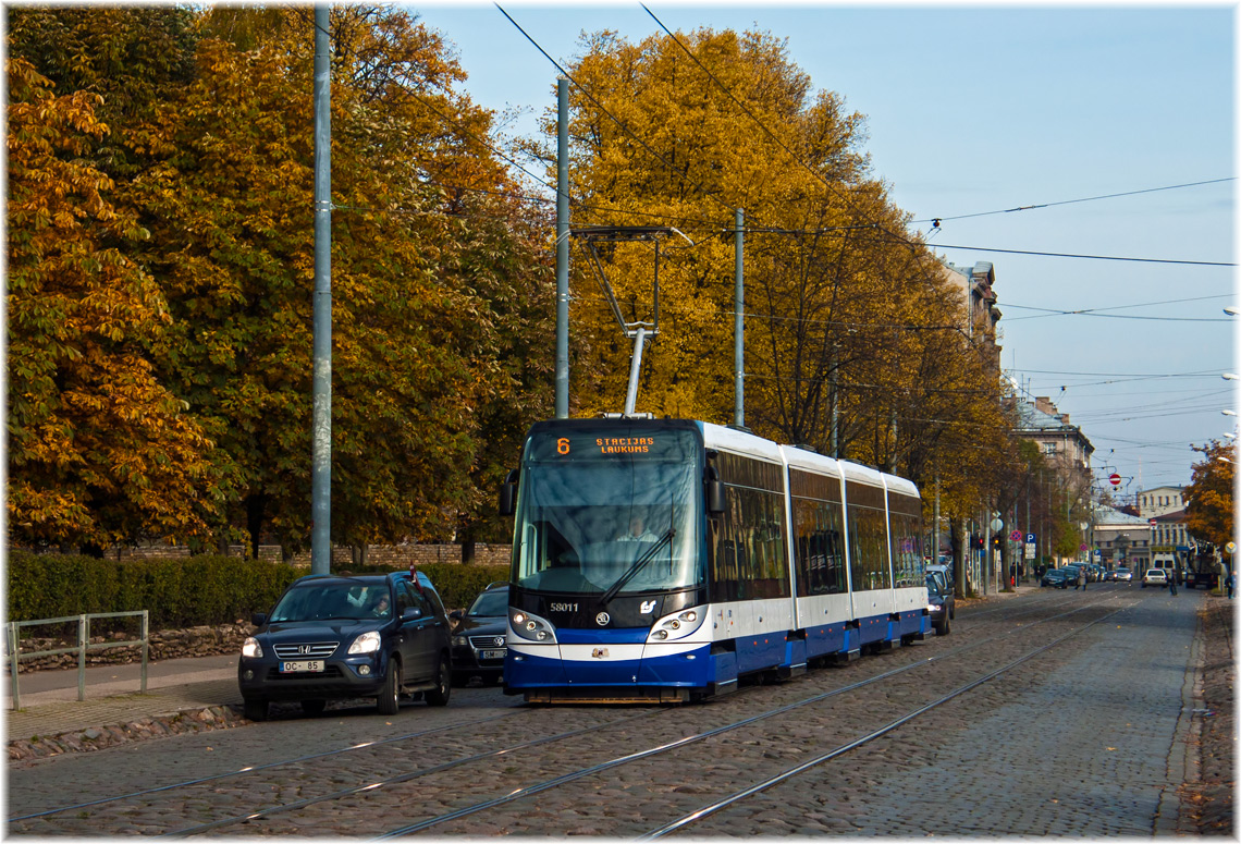 Рига, Škoda 15T1 ForCity Alfa Riga № 58011