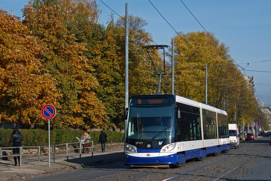 Рига, Škoda 15T ForCity Alfa Riga № 57171