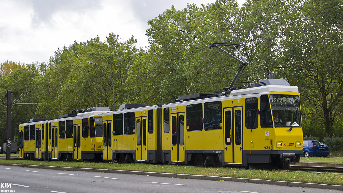 Берлин, Tatra KT4DM № 6069