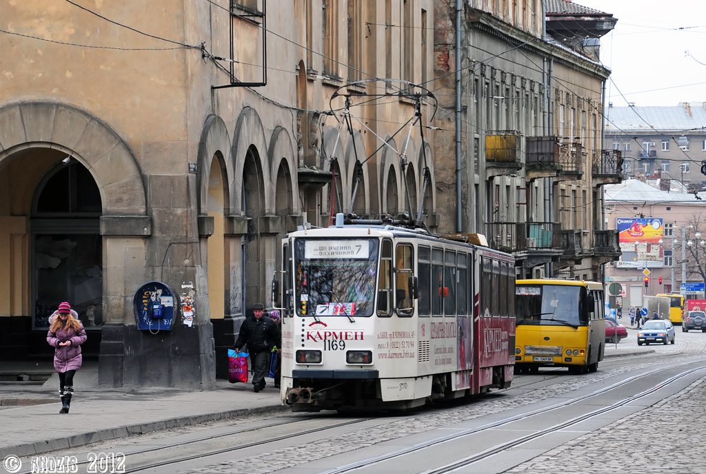 Львов, Tatra KT4D № 1169