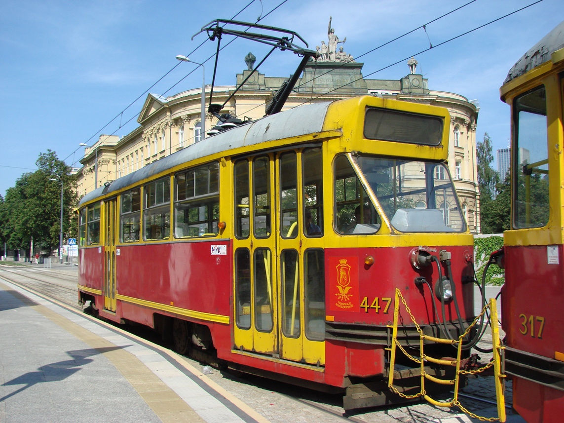 Варшава, Konstal 13N № 447