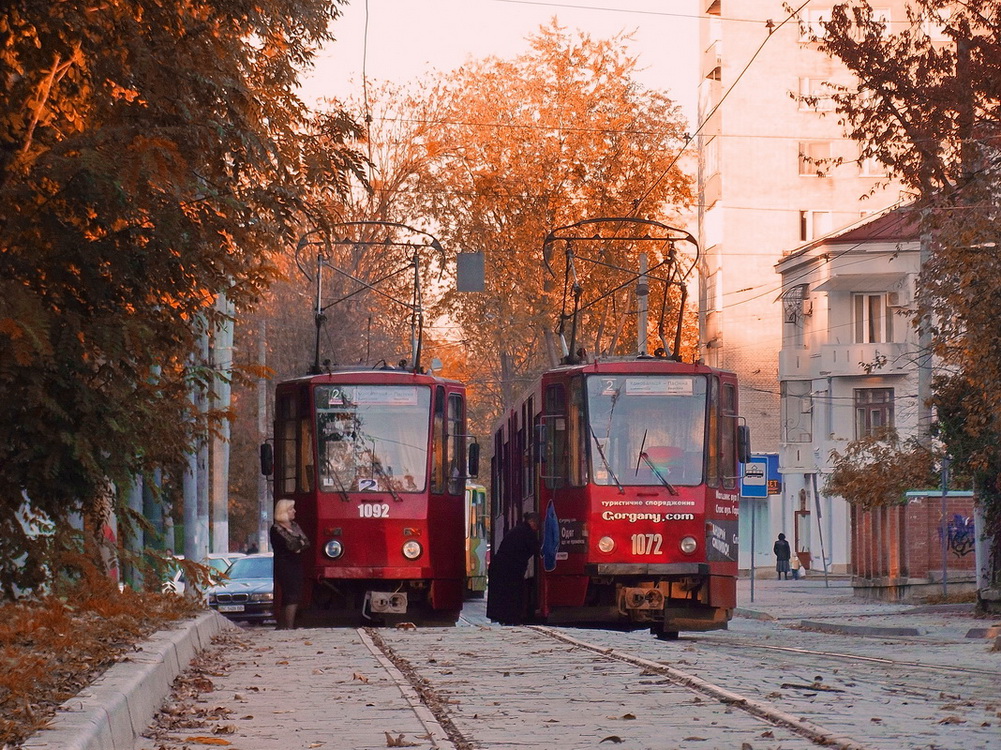 Львов, Tatra KT4SU № 1092; Львов, Tatra KT4SU № 1072