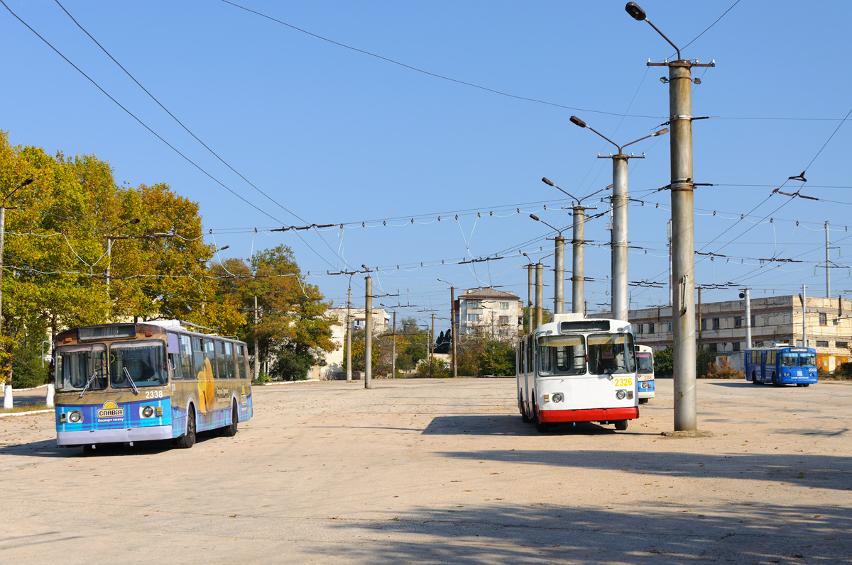 Севастополь, ЗиУ-682В-012 [В0А] № 2338; Севастополь, ЗиУ-682В-012 [В0А] № 2326; Севастополь — Разные фотографии