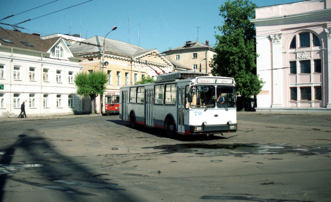 Тверь, АКСМ 101ПС № 70; Тверь — Тверской троллейбус в начале 2000-х гг. (2002 — 2006 гг.); Тверь — Троллейбусные конечные станции и разворотные кольца
