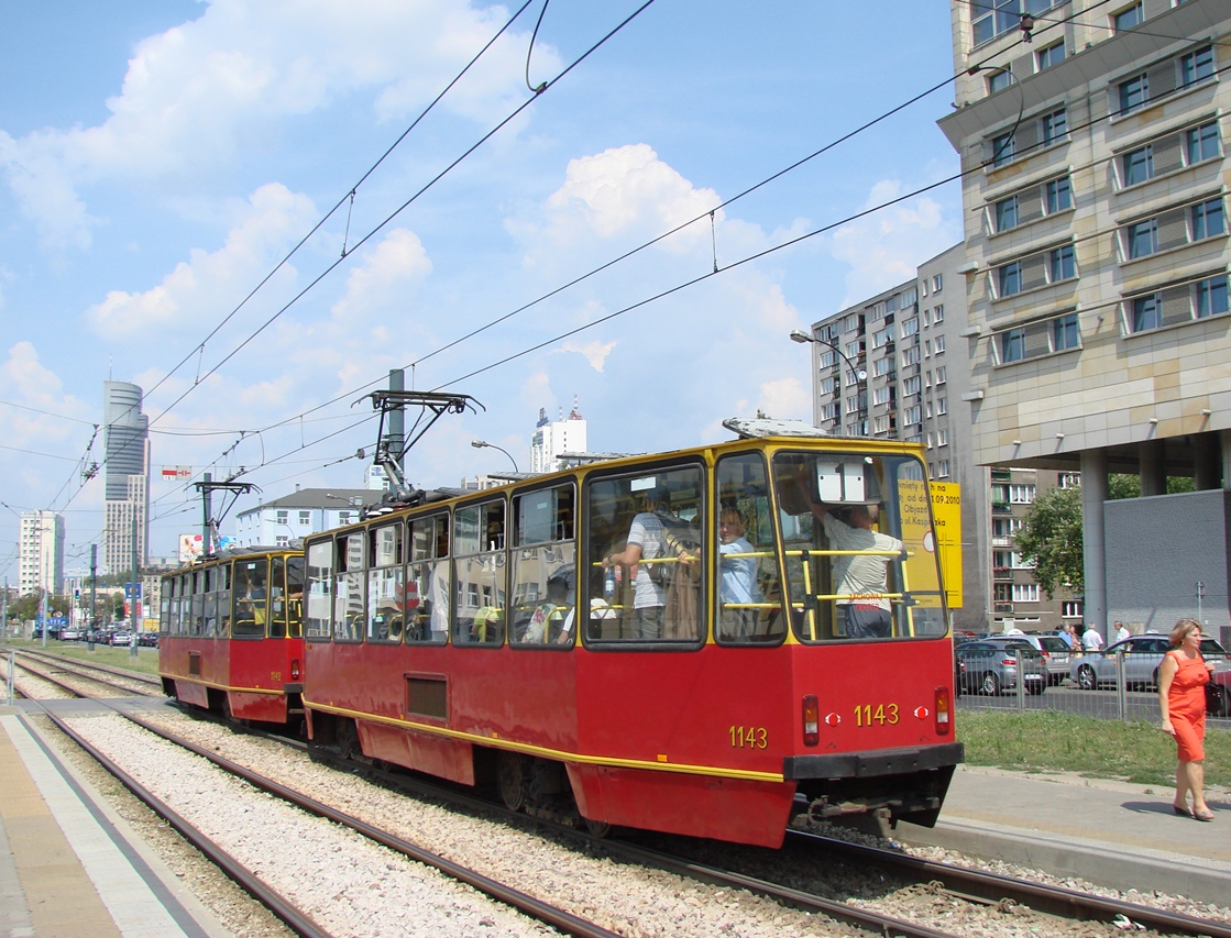 Варшава, Konstal 105Na № 1143