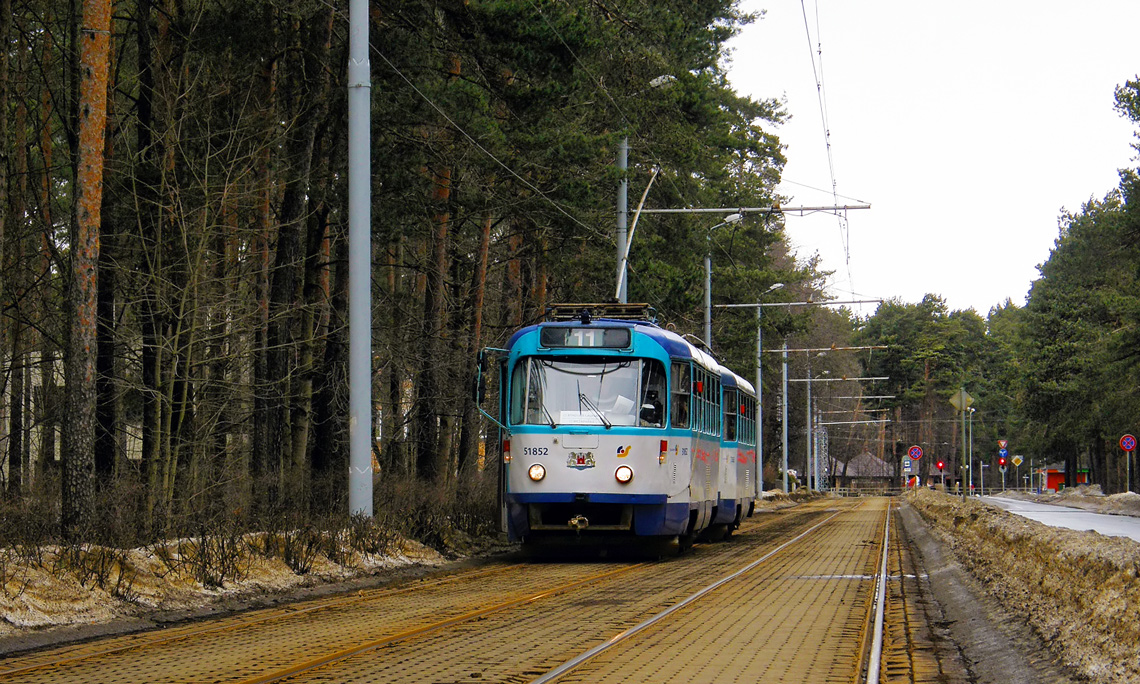Riga, Tatra T3A č. 51852