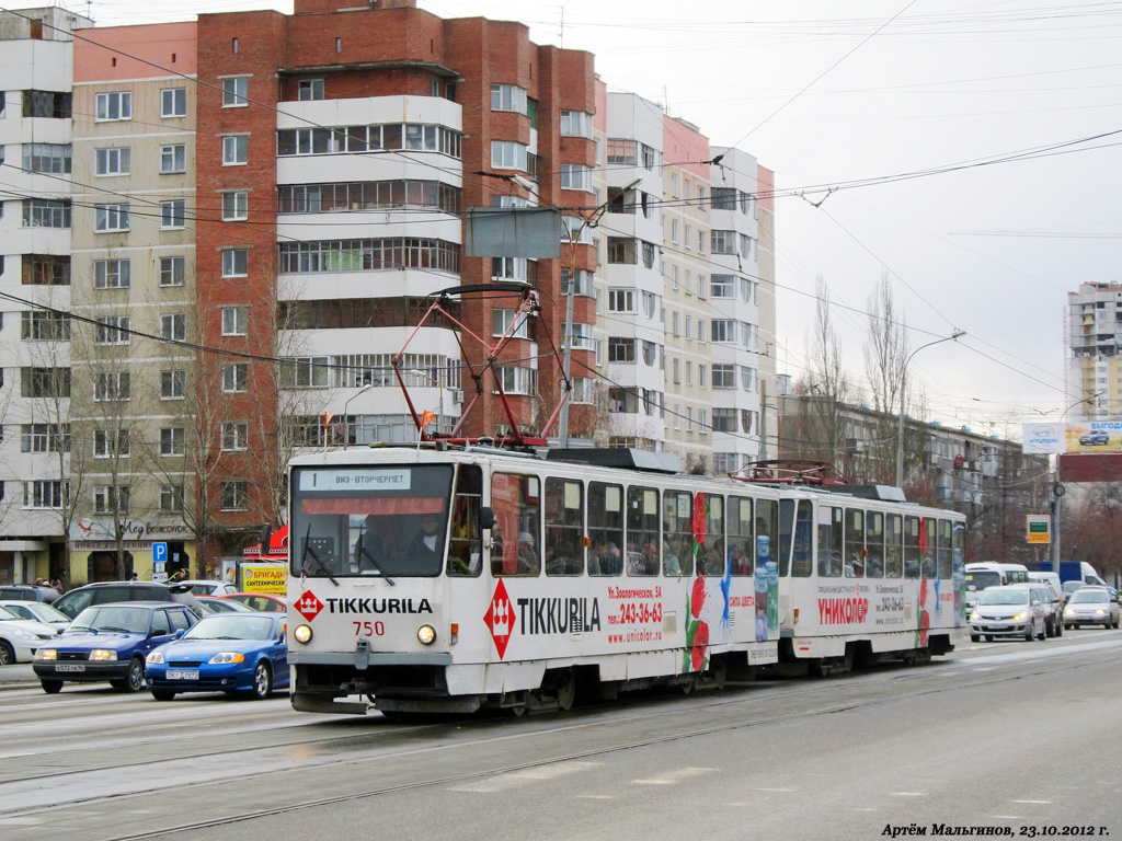 Екатеринбург, Tatra T6B5SU № 750