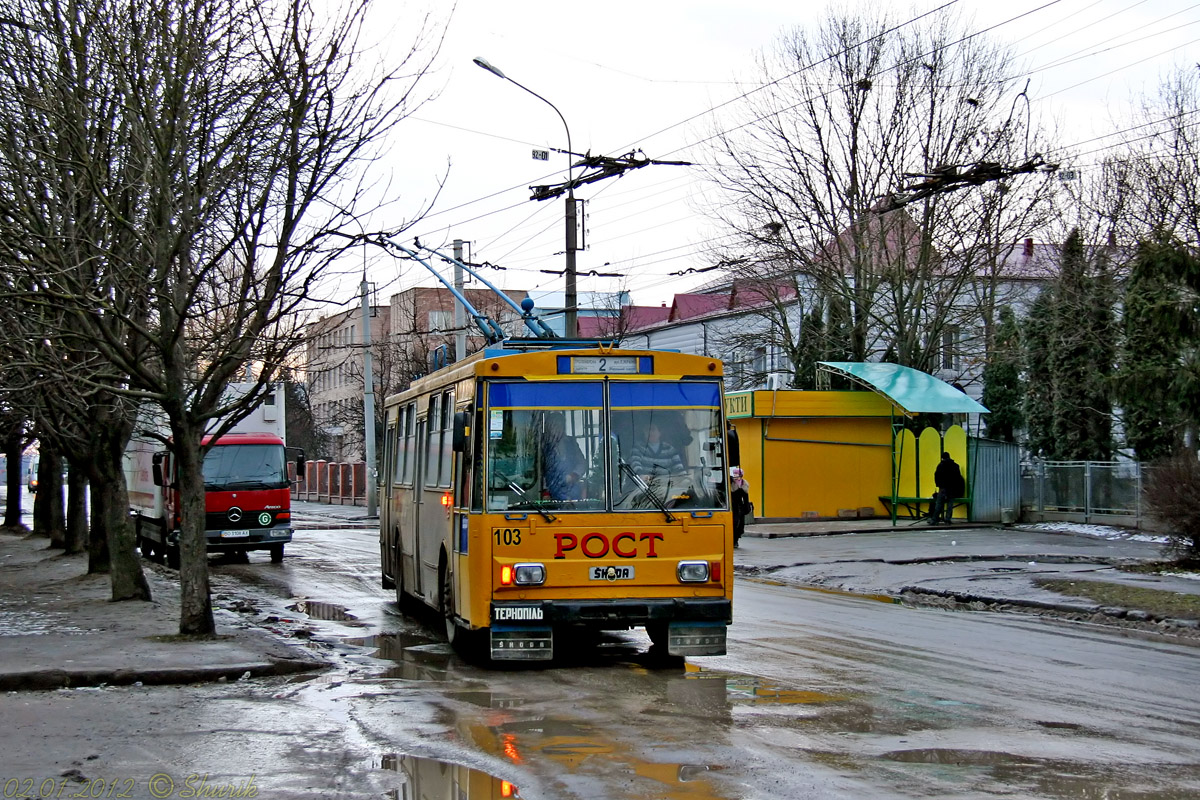 Тернополь, Škoda 14Tr02/6 № 103 Тернополь, Škoda 14Tr02/6 № 103