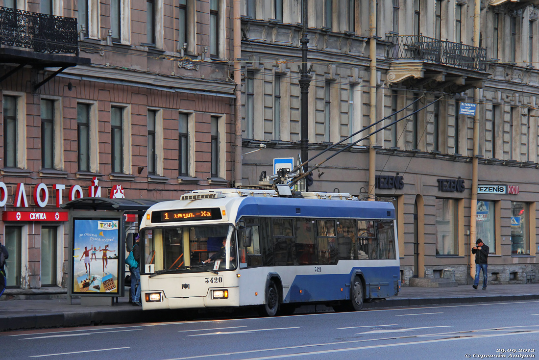 Санкт-Петербург, БКМ 321 № 3420
