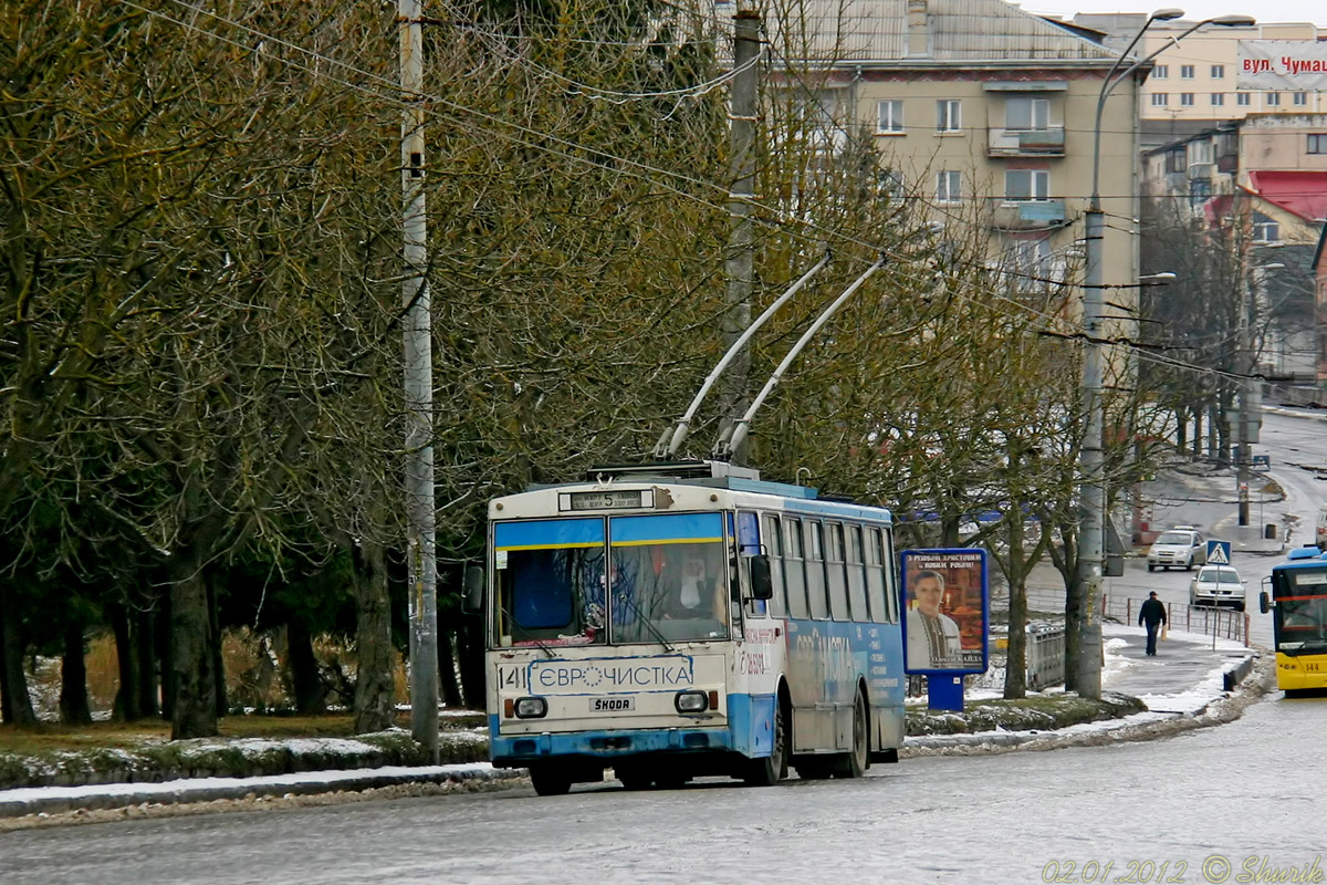Тернополь, Škoda 14Tr10/6 № 141