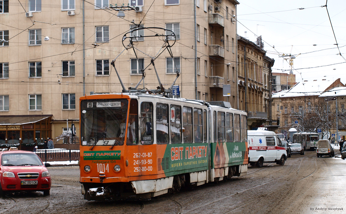 Львов, Tatra KT4SU № 1014
