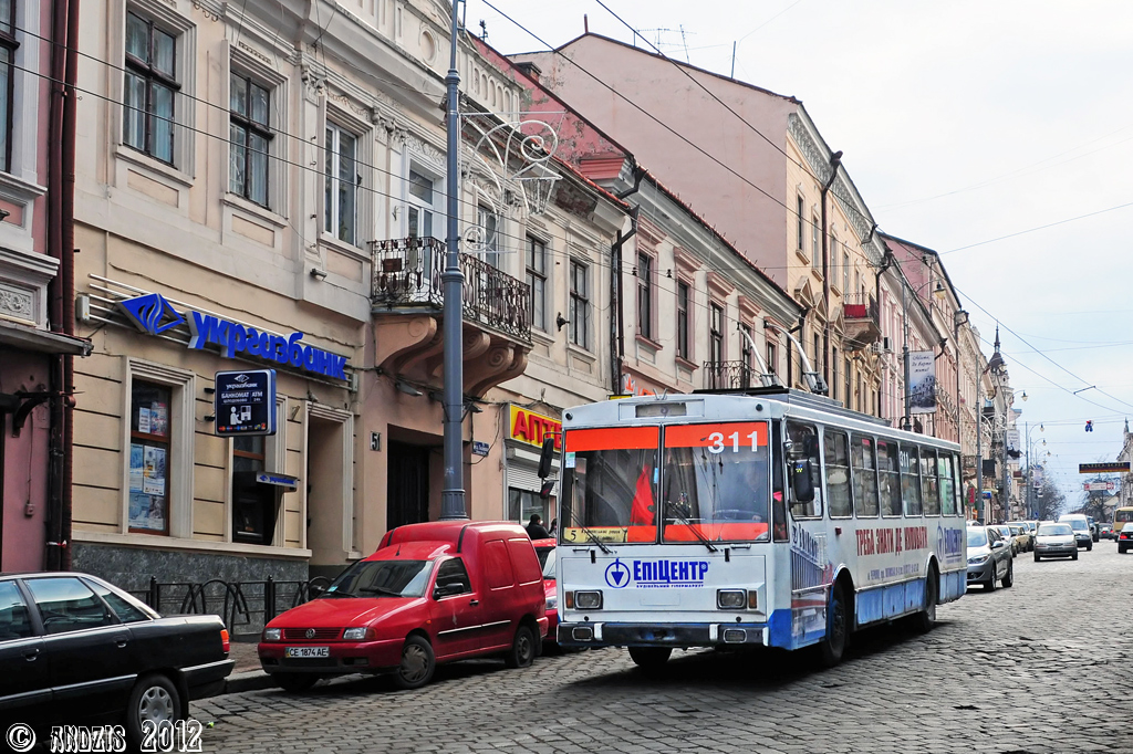 Černivciai, Škoda 14Tr11/6 nr. 311 Černivciai, Škoda 14Tr11/6 nr. 311