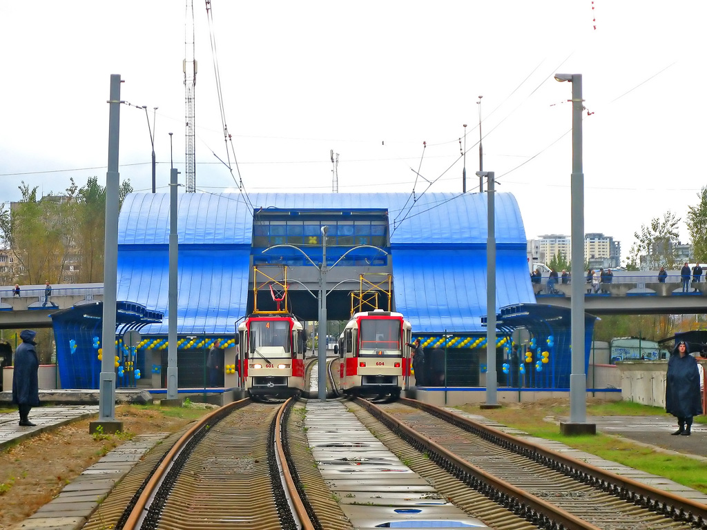 კიევი — Tramway lines: Rapid line # 2