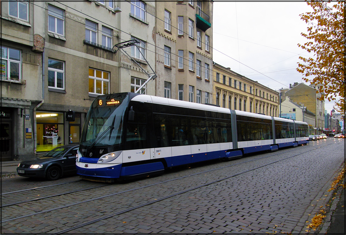 Рига, Škoda 15T1 ForCity Alfa Riga № 58011