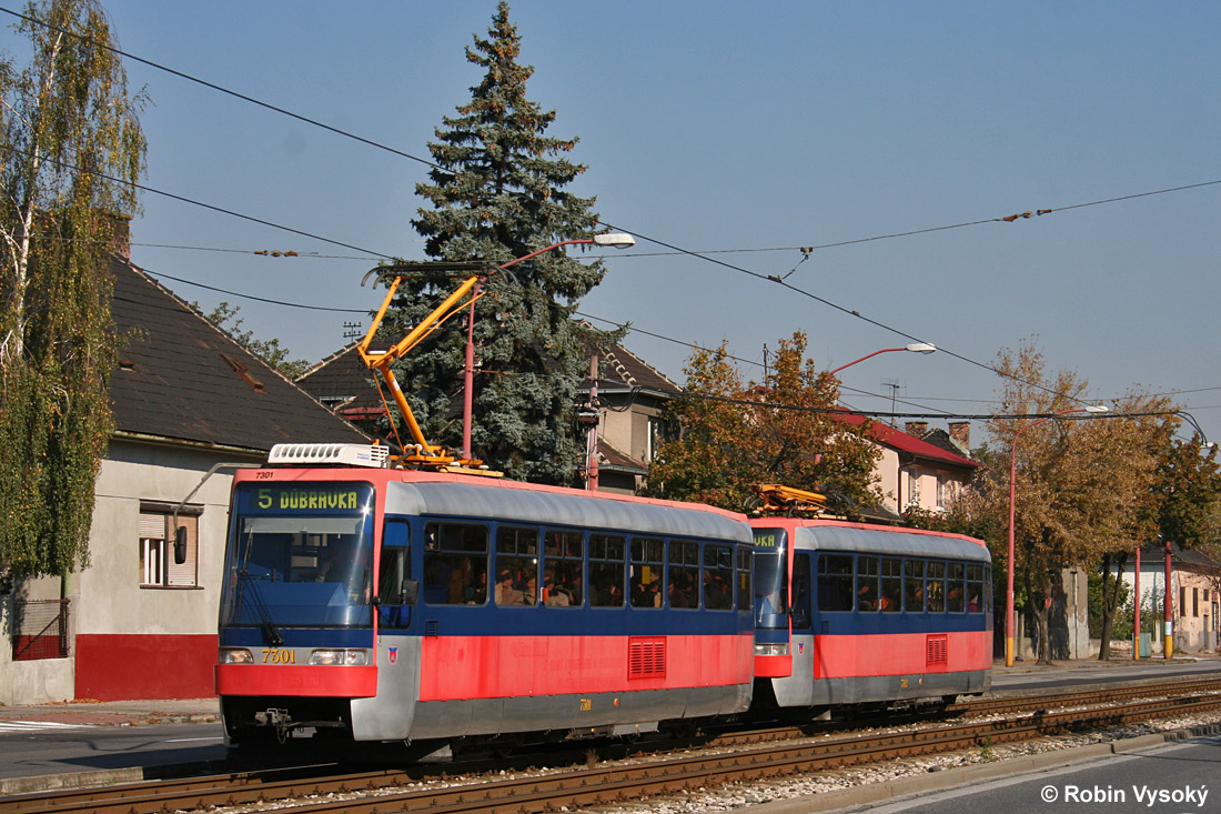 Bratislava, Tatra T3S № 7301; Bratislava, Tatra T3S № 7302