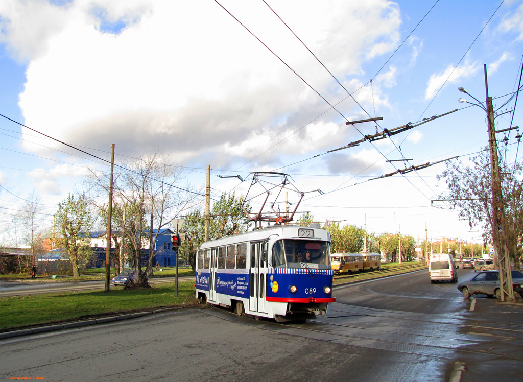 Jekaterinburga, Tatra T3SU (2-door) № 089