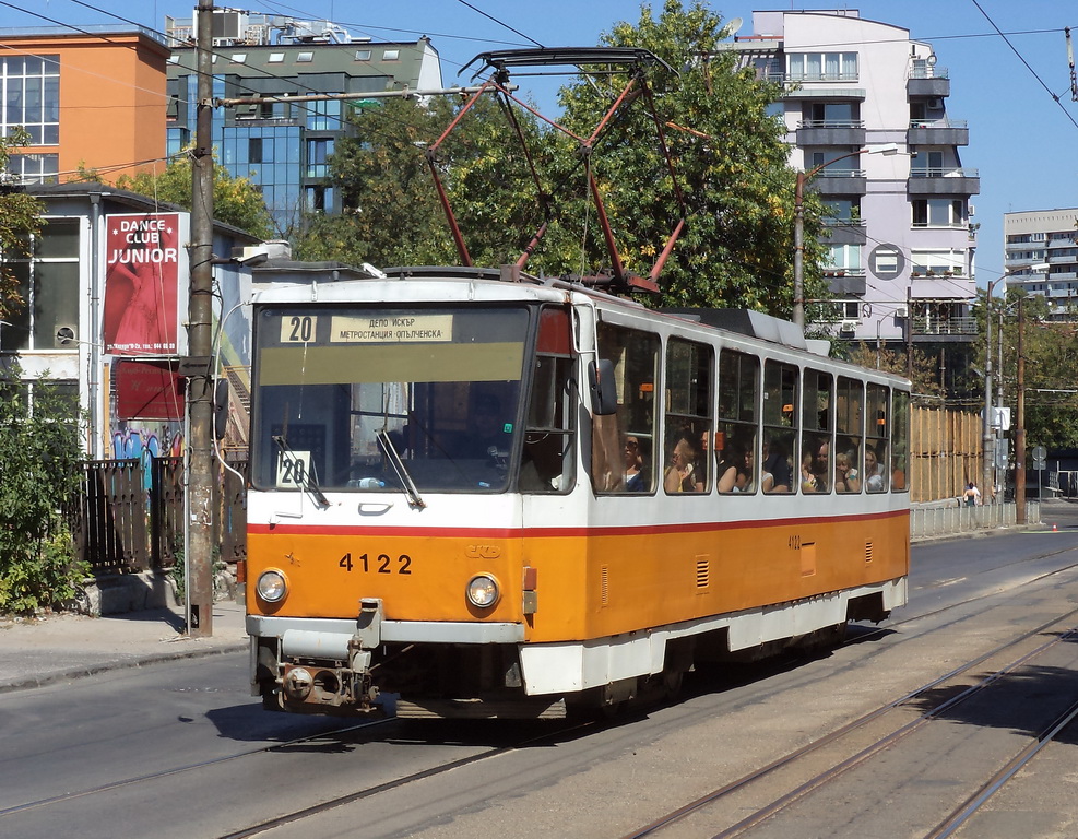 Sofia, Tatra T6B5B # 4122
