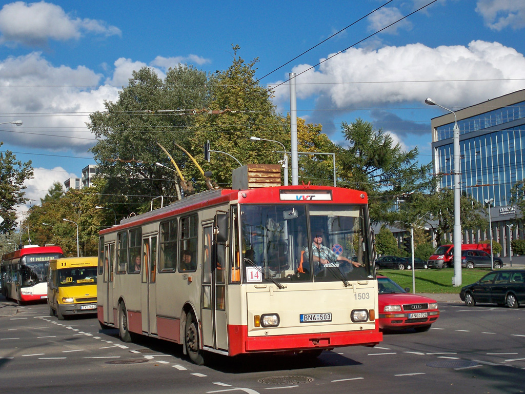 Вильнюс, Škoda 14Tr02/6 № 1503
