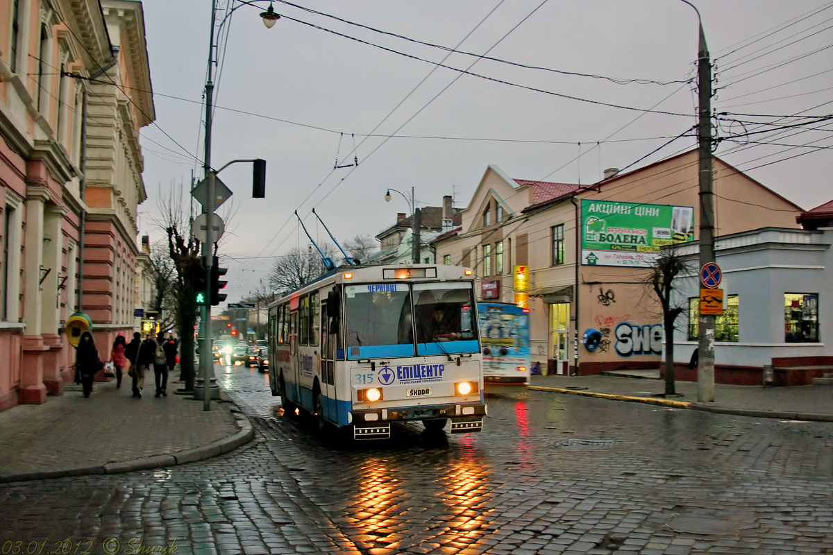 Черновцы, Škoda 14Tr11/6 № 315