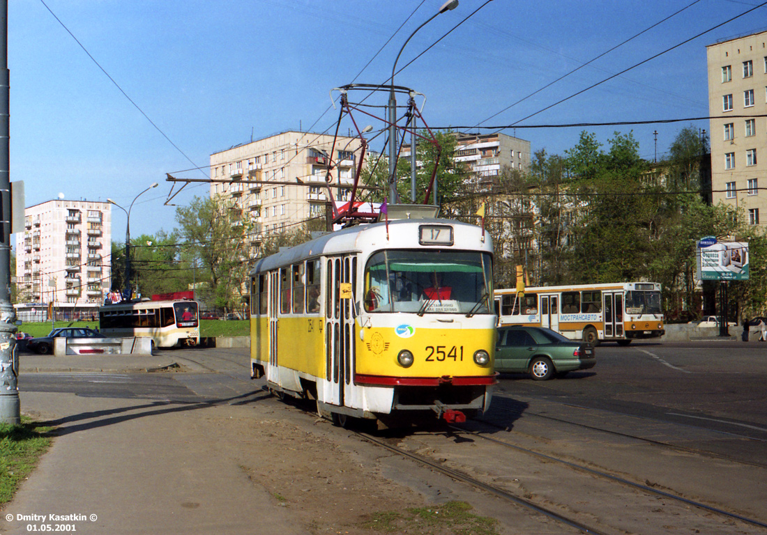 Москва, Tatra T3SU № 2541