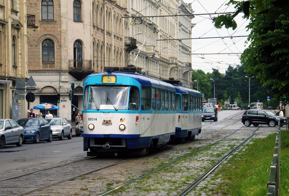 Riga, Tatra T3A # 30514