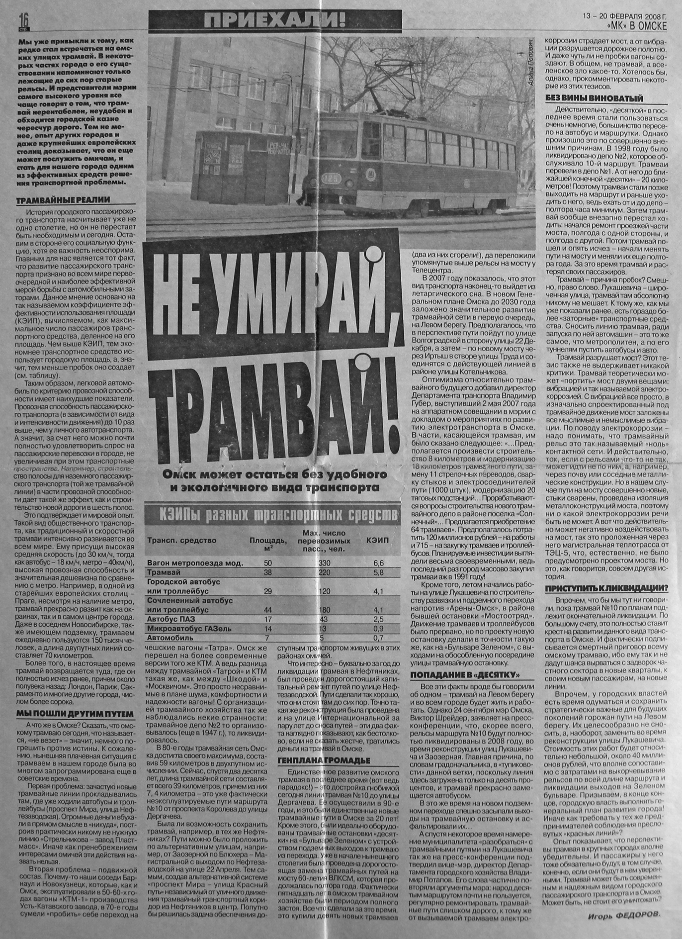 Транспортные статьи