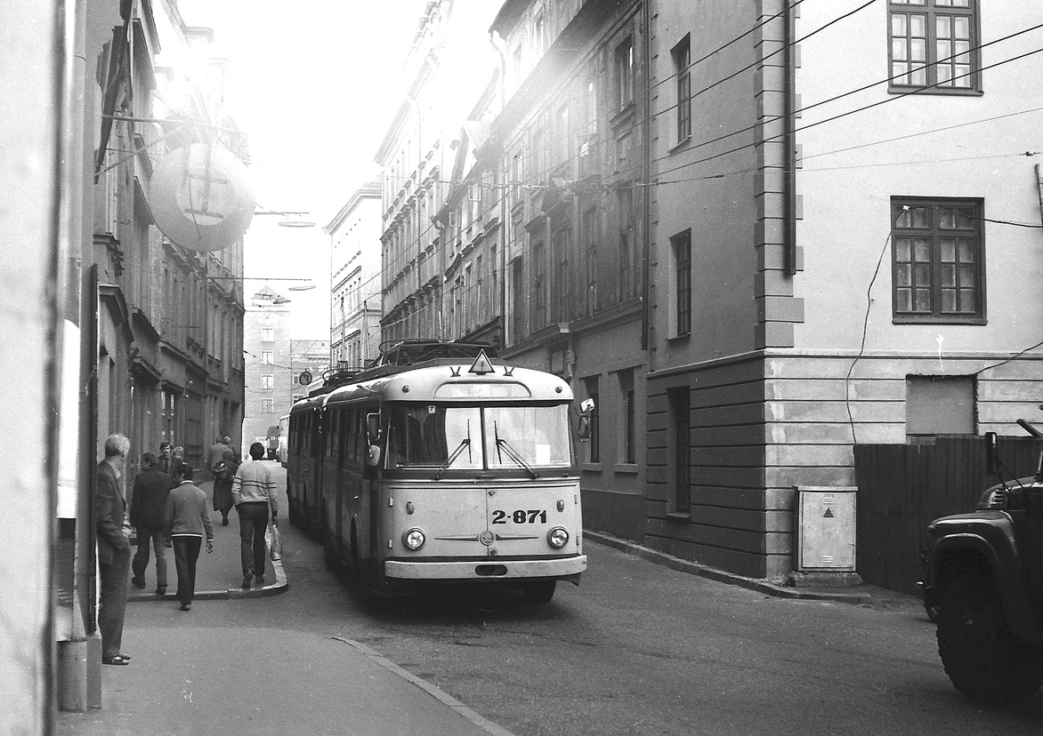 Рига, Škoda 9TrH27 № 2-871