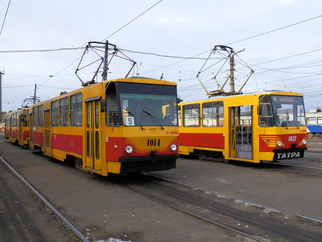 Barnaul, Tatra T6B5SU č. 1014; Barnaul — depo