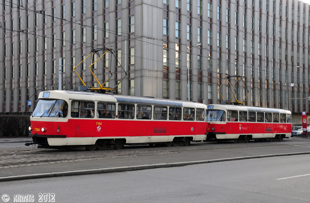 Прага, Tatra T3SUCS № 7184