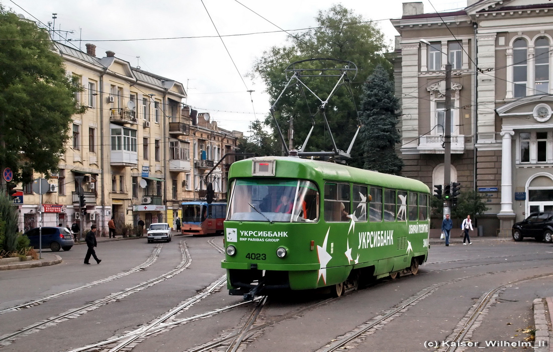 Одесса, Tatra T3R.P № 4023