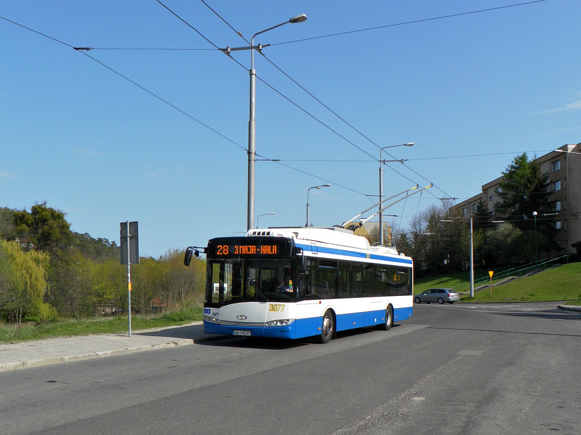 Гдыня, Solaris Trollino III 12 M № 3077