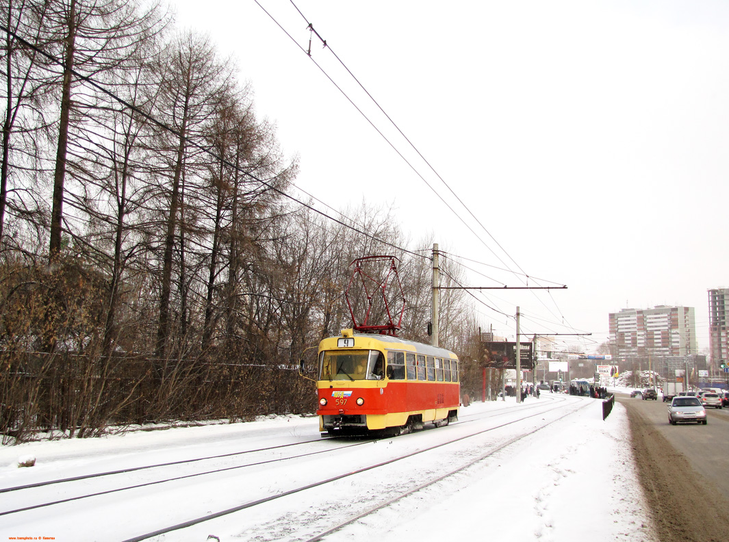 Екатеринбург, Tatra T3SU № 597