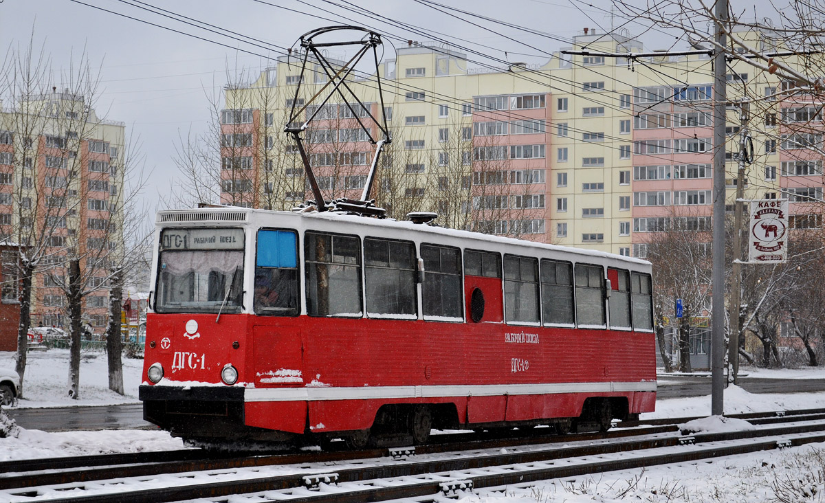 Omsk, 71-605 (KTM-5M3) č. ДГС-1; Omsk — Repairs