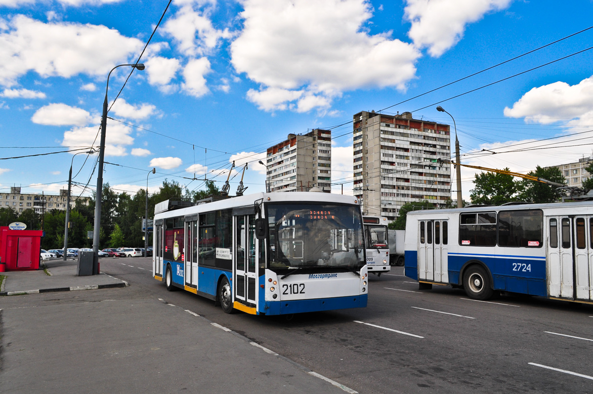 Москва, Тролза-5265.00 «Мегаполис» № 2102