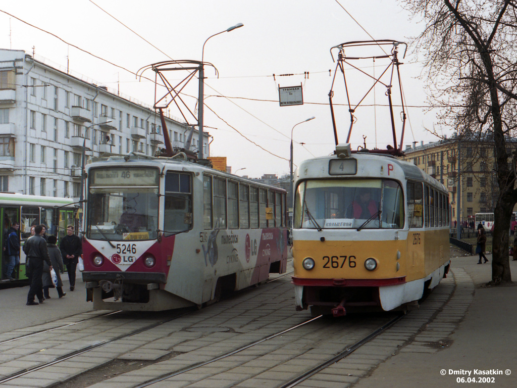 Москва, 71-608КМ № 5246; Москва, Tatra T3SU № 2676