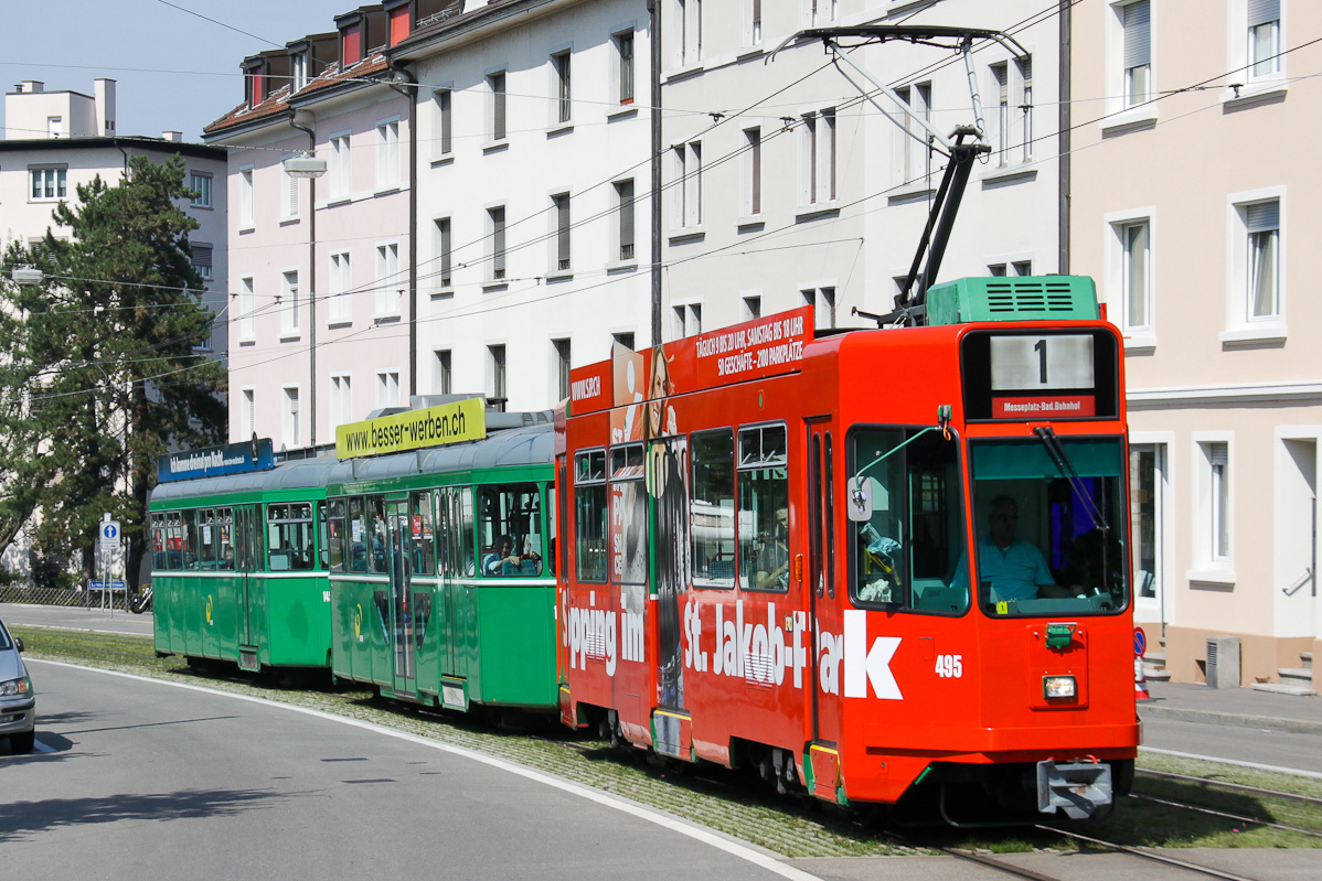 Basel, Schindler/SIG/BBC Be 4/4 Nr 495
